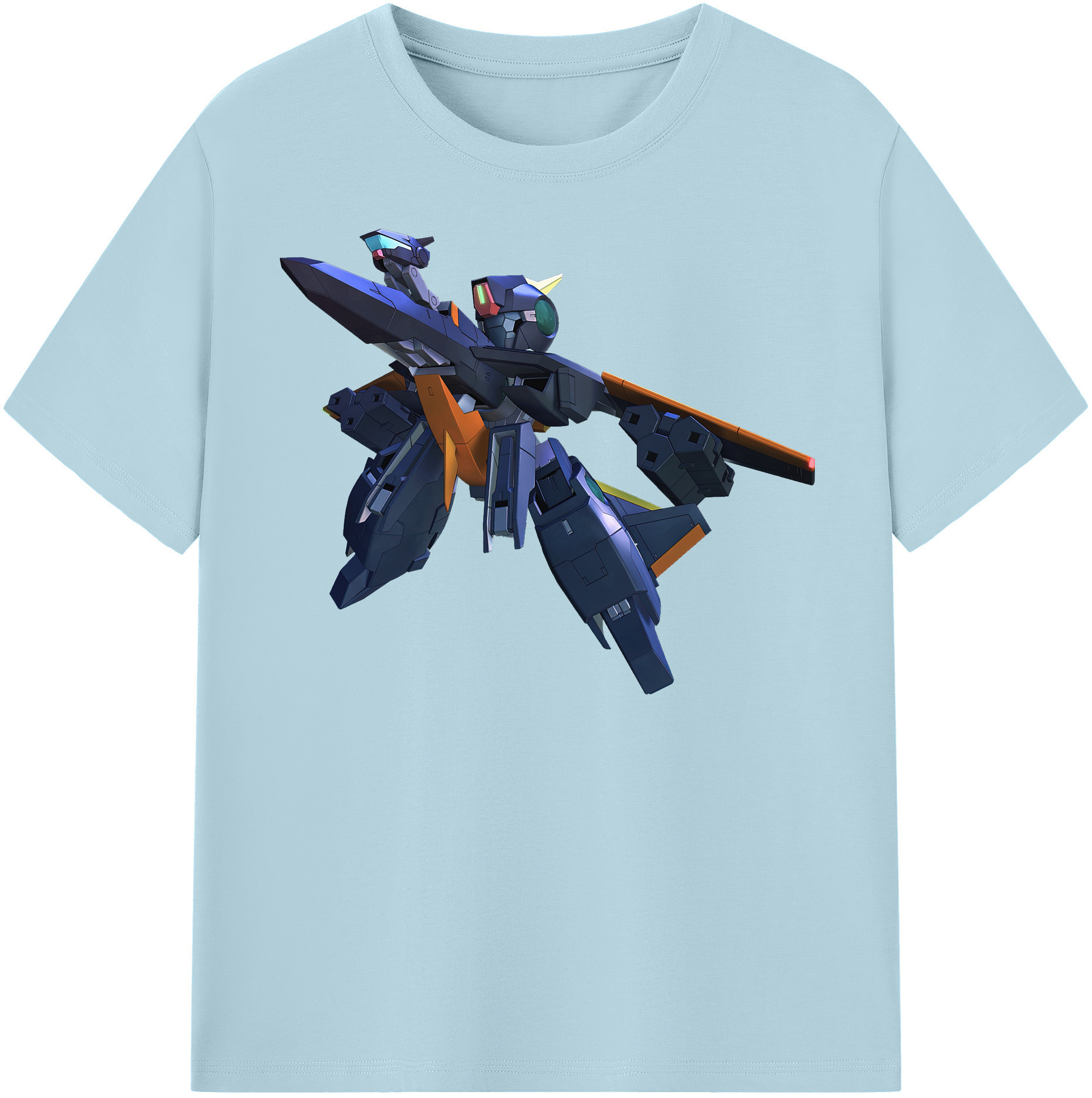 （画像用） 機動戦士ガンダム Mobile Suit Gundam 綿100％半袖Tシャツ（フロントプリント）